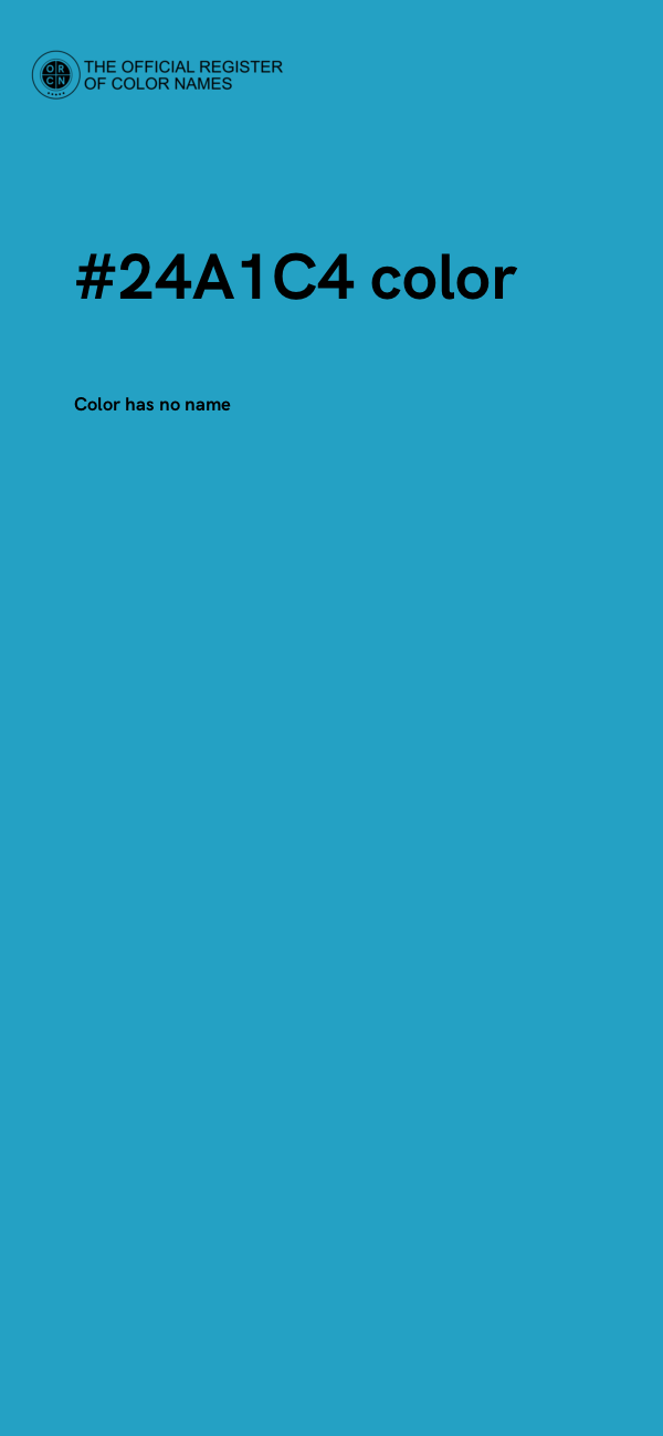 #24A1C4 color image