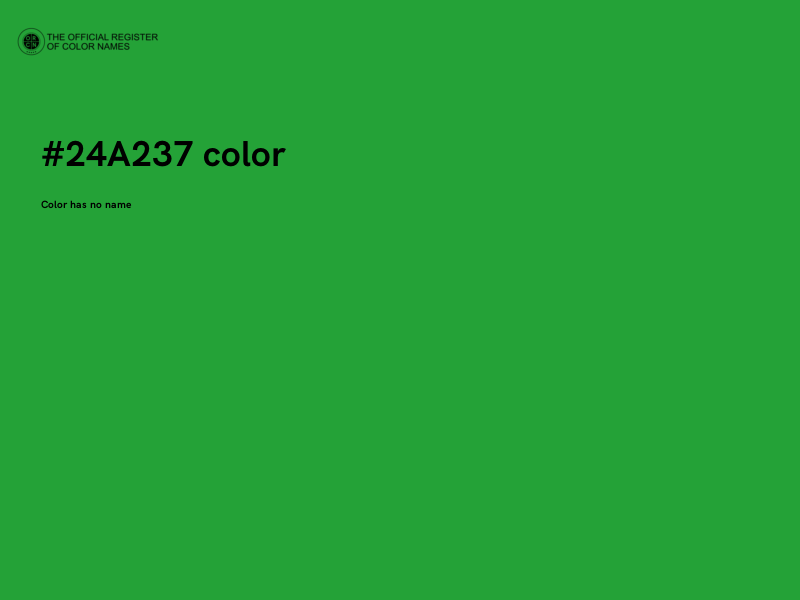 #24A237 color image