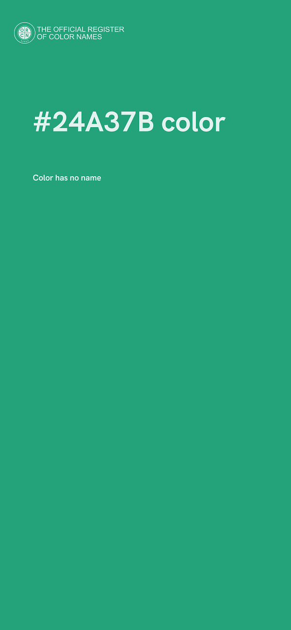 #24A37B color image