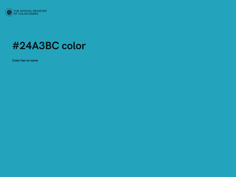 #24A3BC color image