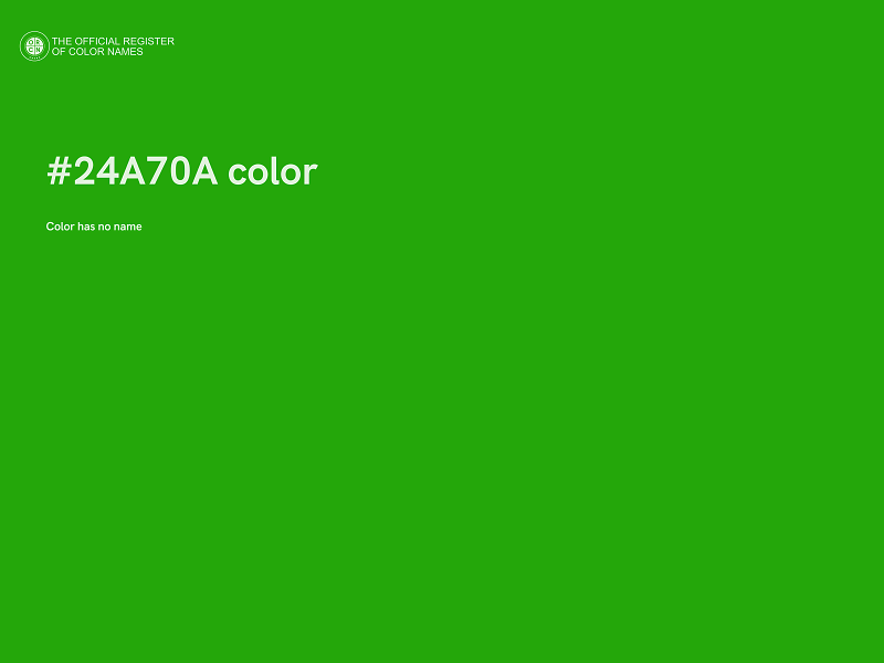 #24A70A color image