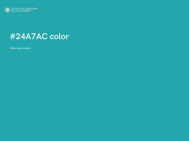 #24A7AC color image