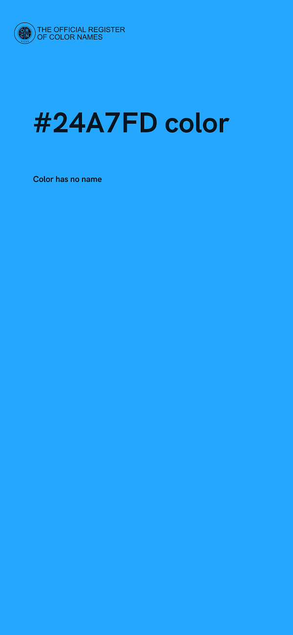 #24A7FD color image