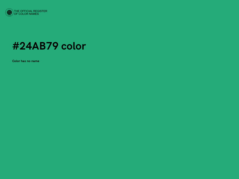 #24AB79 color image