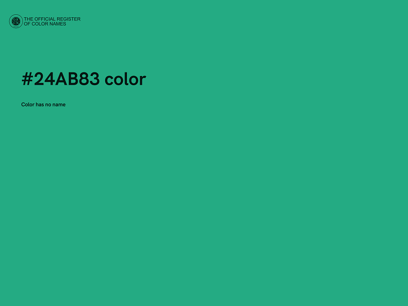 #24AB83 color image