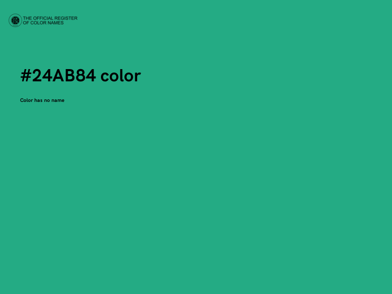 #24AB84 color image