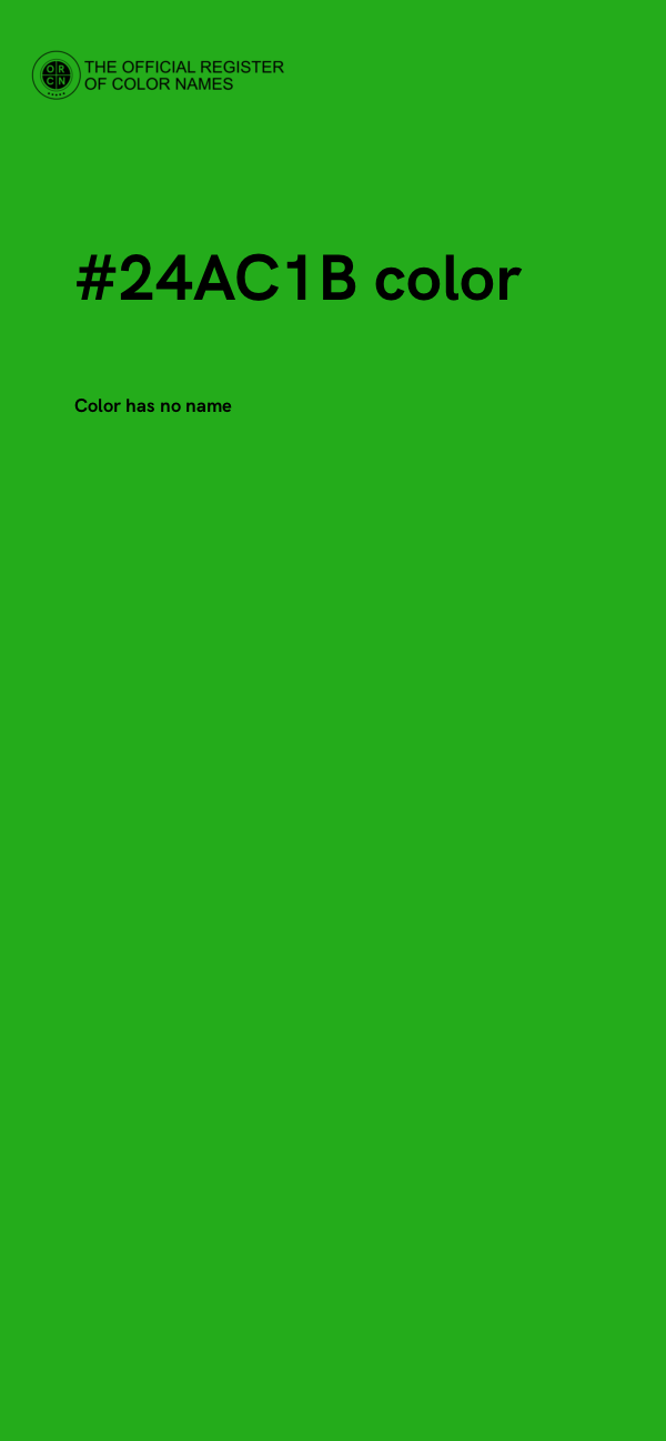 #24AC1B color image