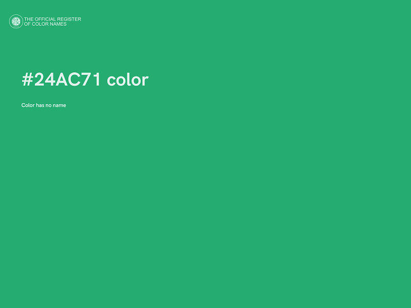 #24AC71 color image