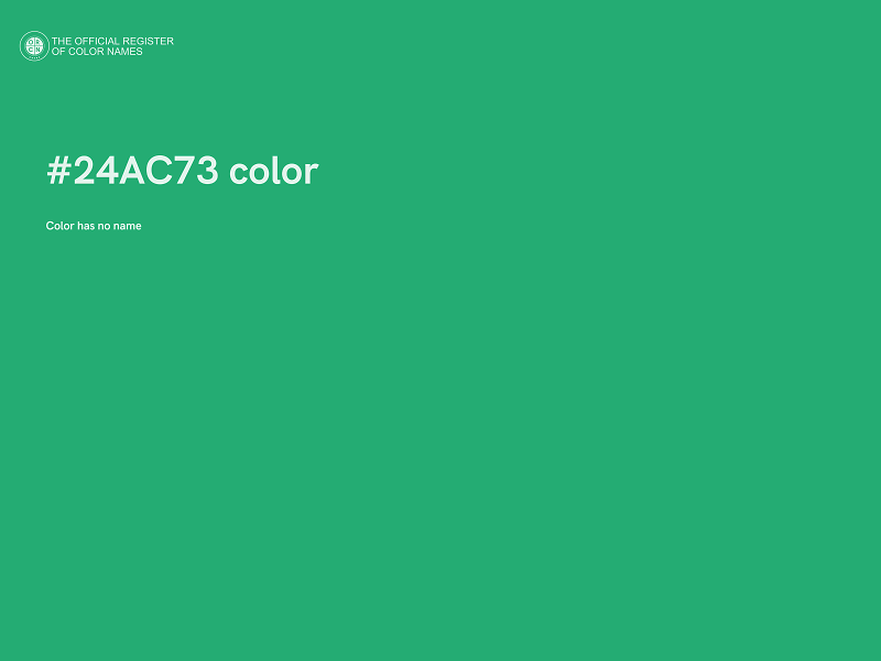 #24AC73 color image