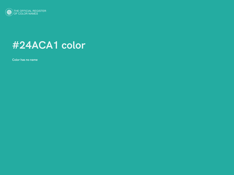 #24ACA1 color image