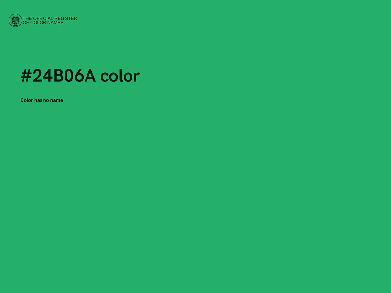 #24B06A color image