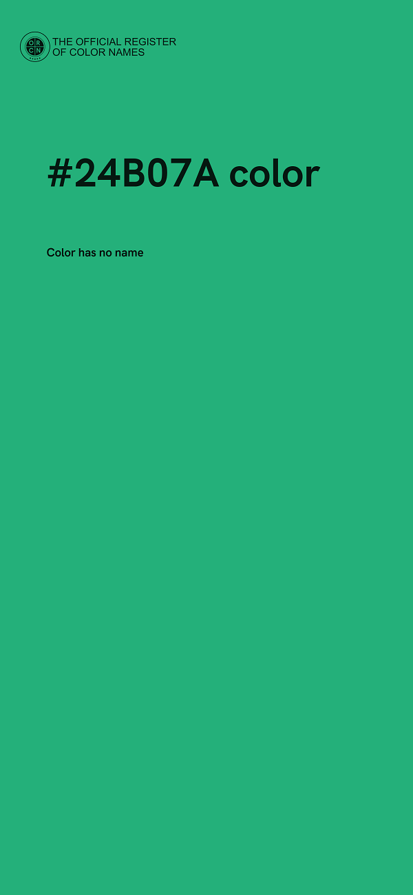 #24B07A color image