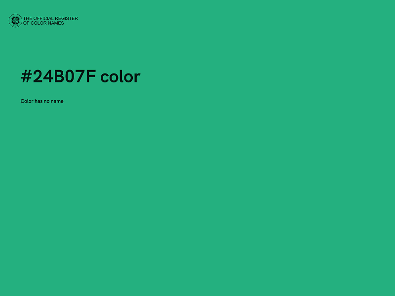 #24B07F color image