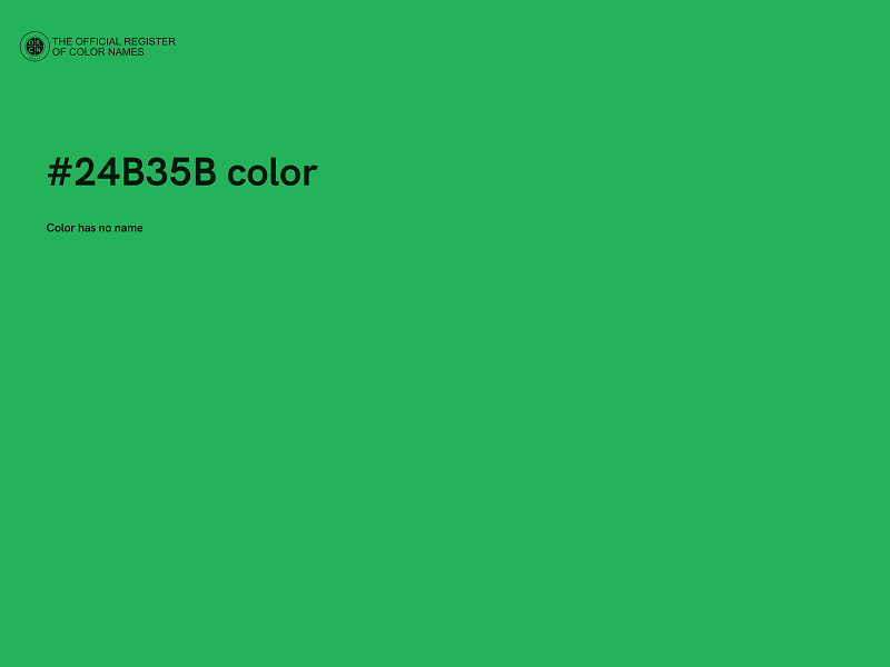 #24B35B color image