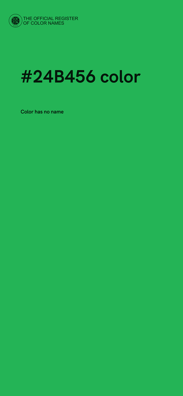 #24B456 color image