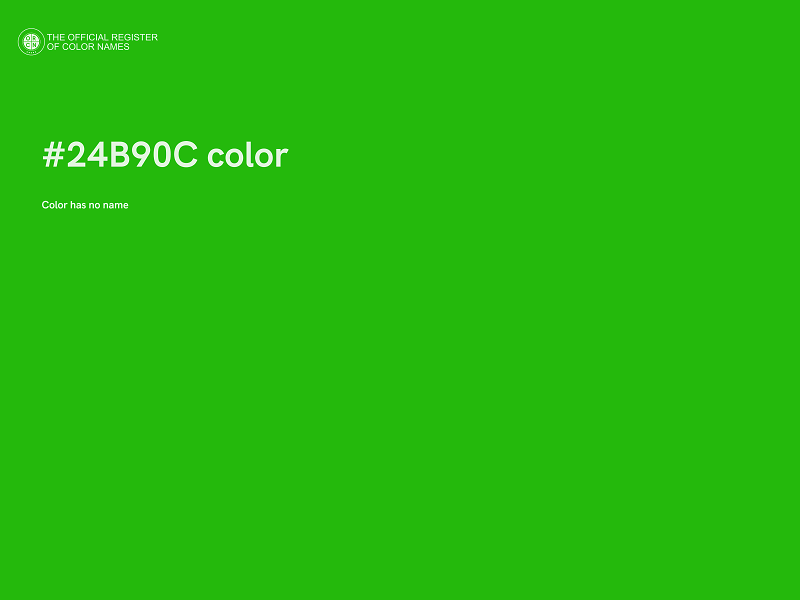 #24B90C color image