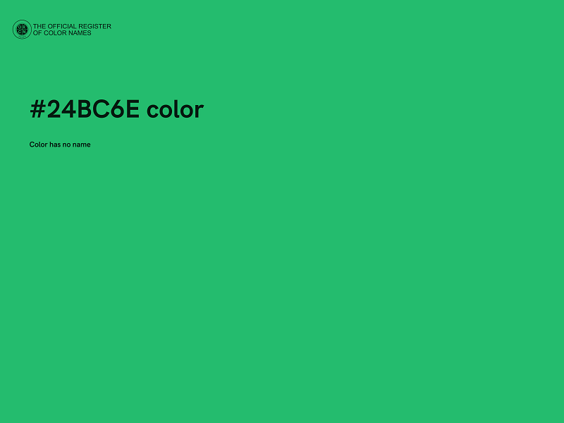 #24BC6E color image