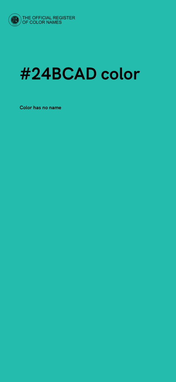 #24BCAD color image