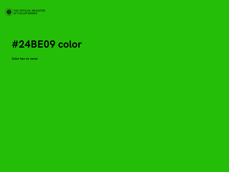 #24BE09 color image