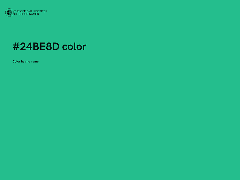 #24BE8D color image