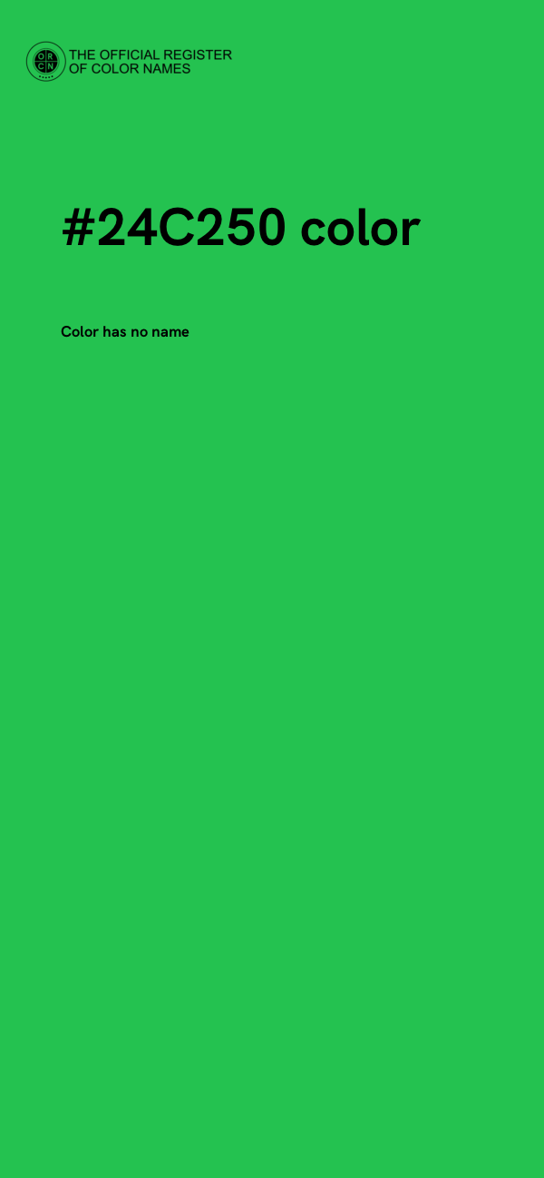 #24C250 color image