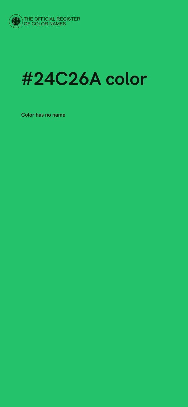 #24C26A color image