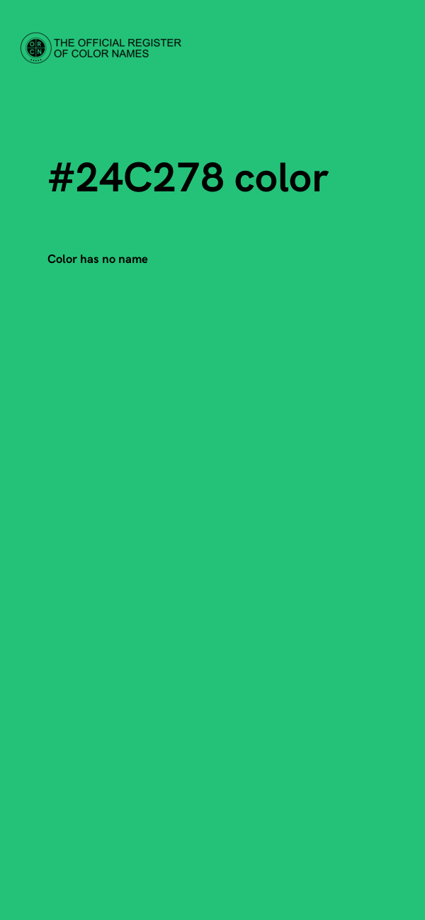 #24C278 color image