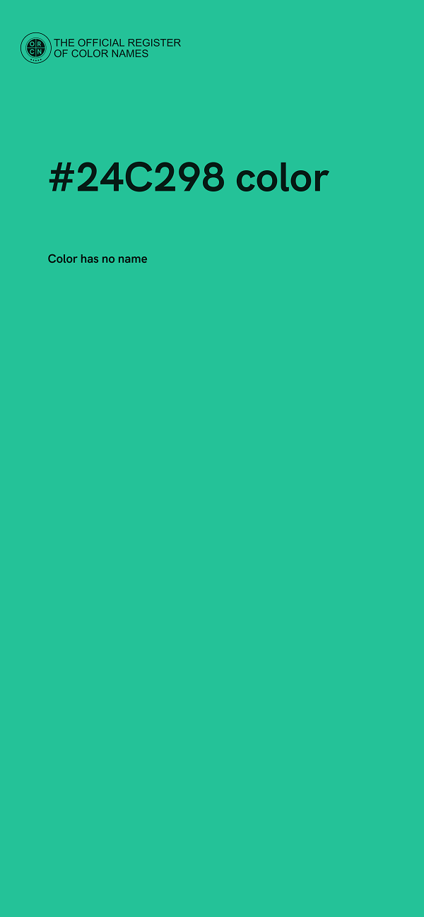 #24C298 color image
