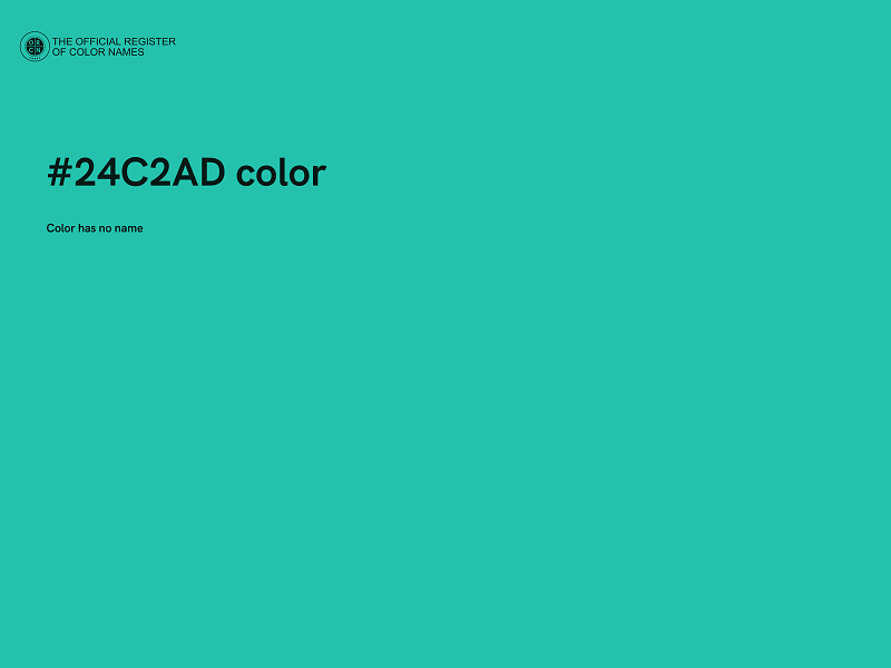 #24C2AD color image