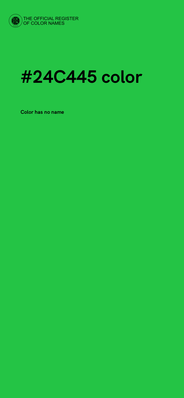 #24C445 color image