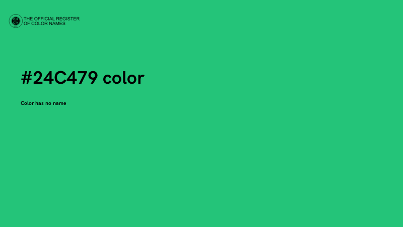 #24C479 color image