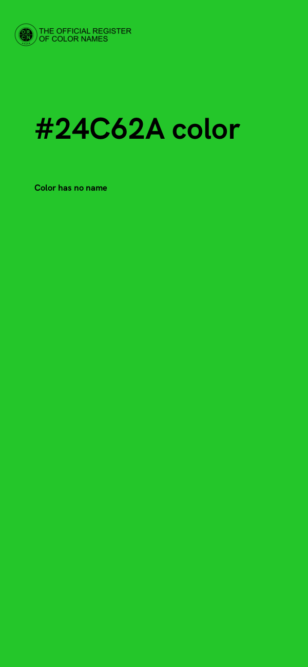 #24C62A color image