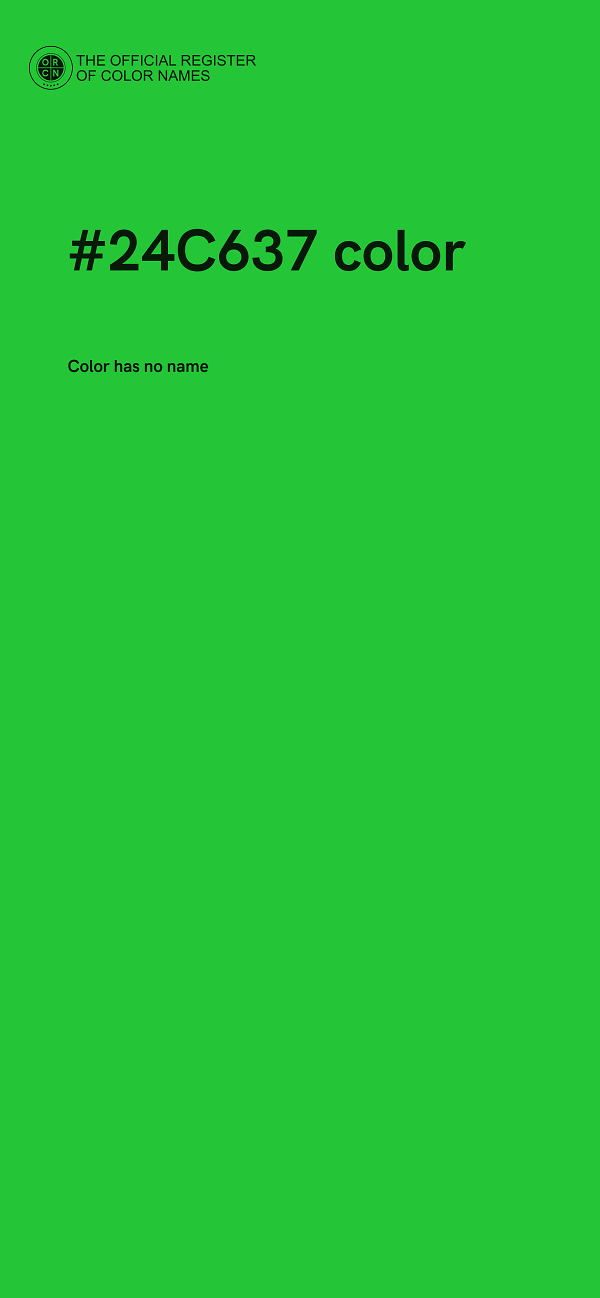 #24C637 color image