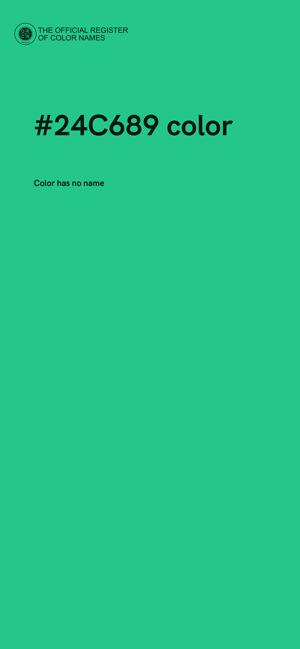 #24C689 color image