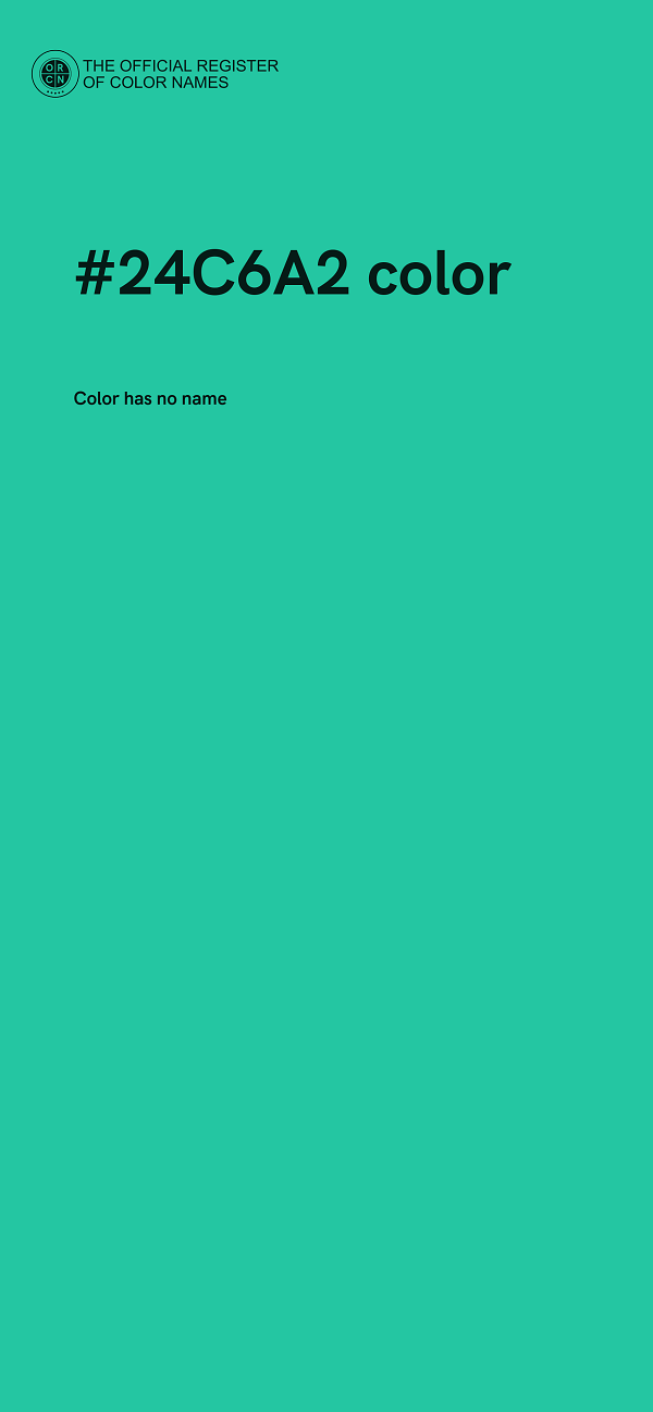 #24C6A2 color image