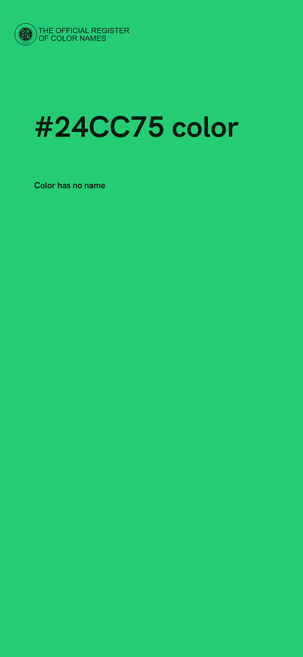 #24CC75 color image