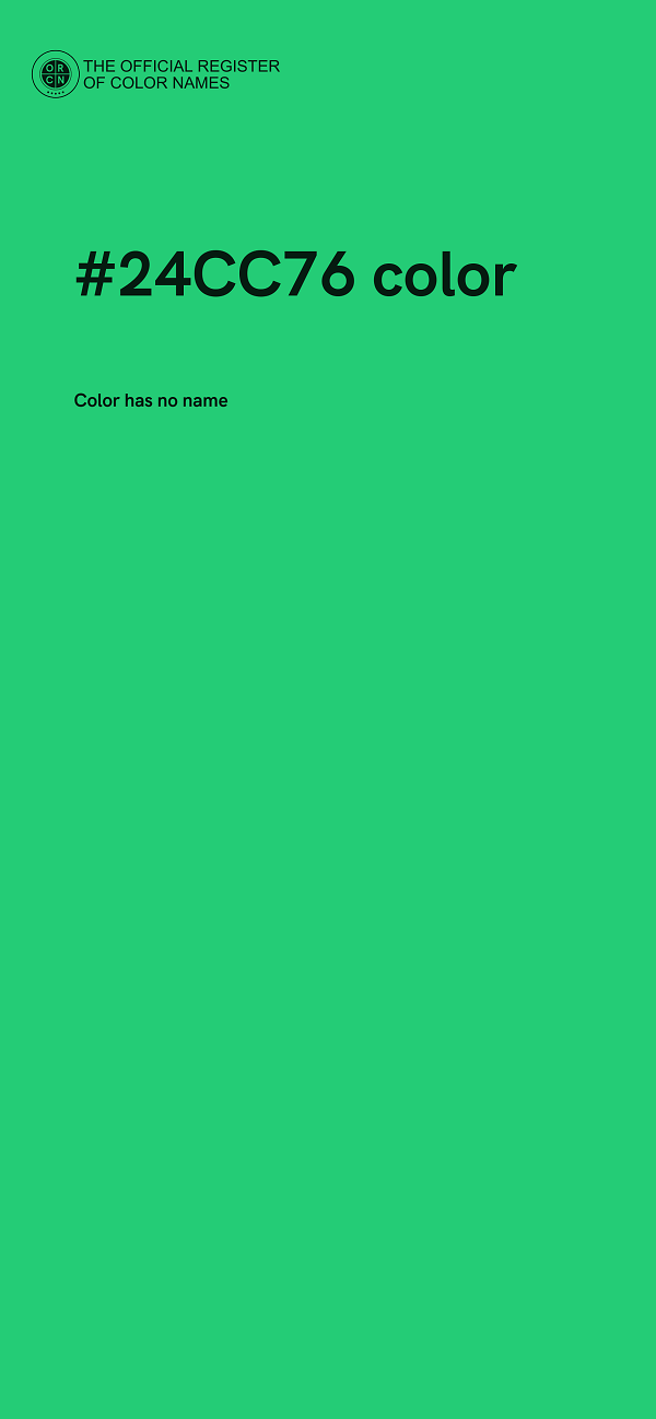 #24CC76 color image