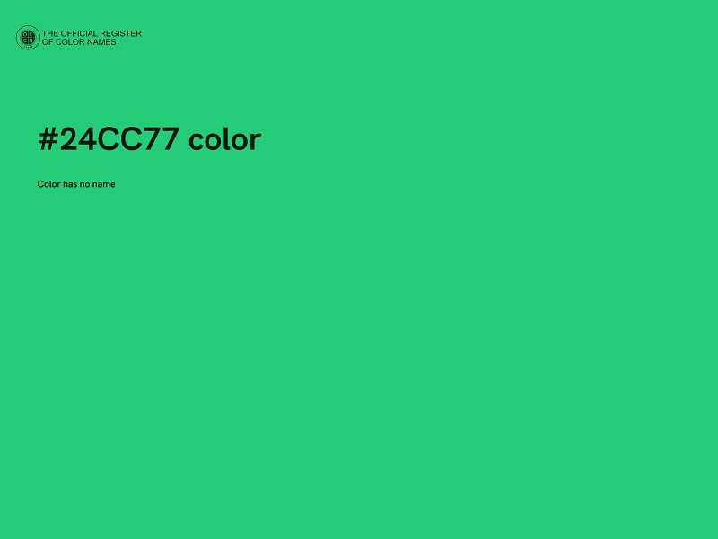 #24CC77 color image