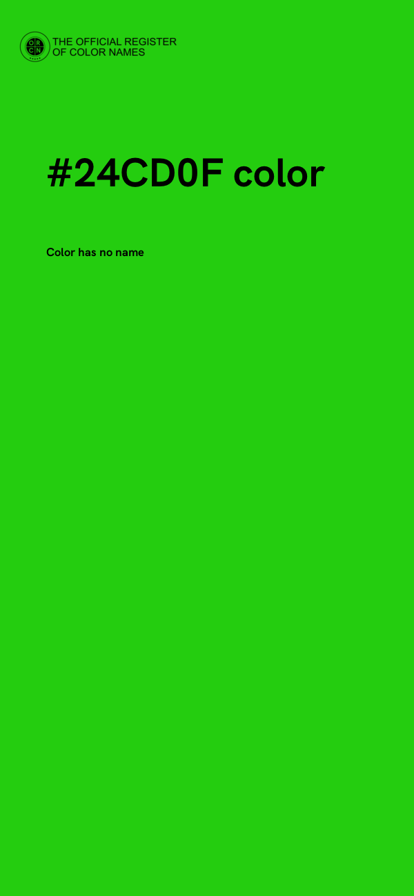 #24CD0F color image