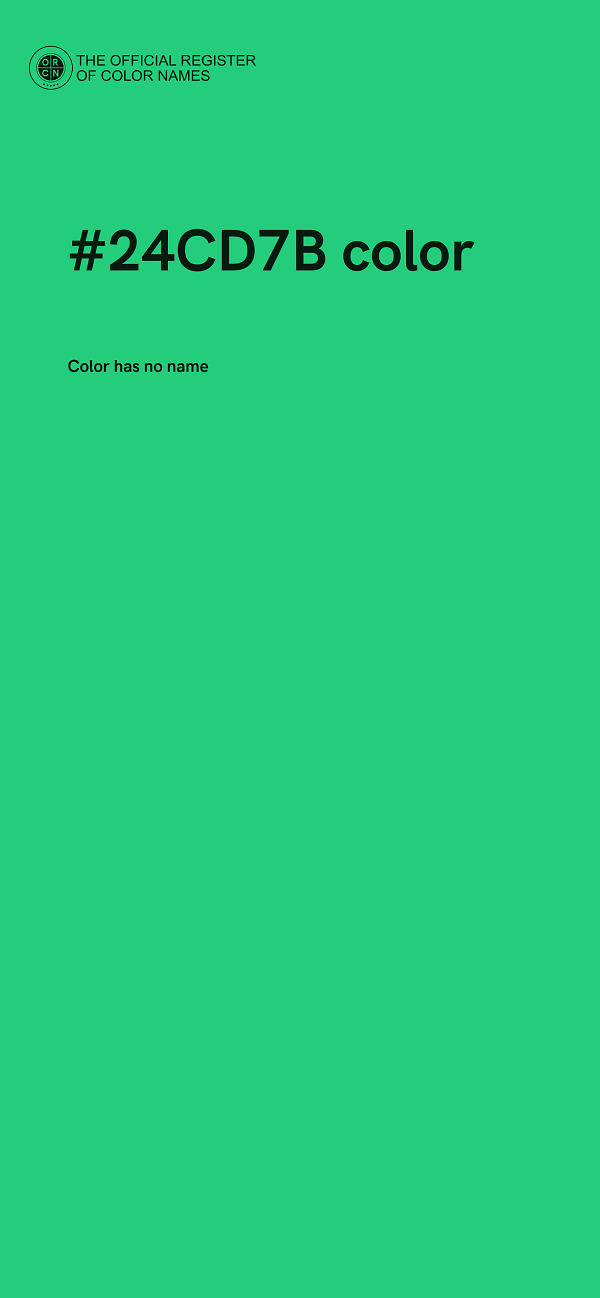 #24CD7B color image
