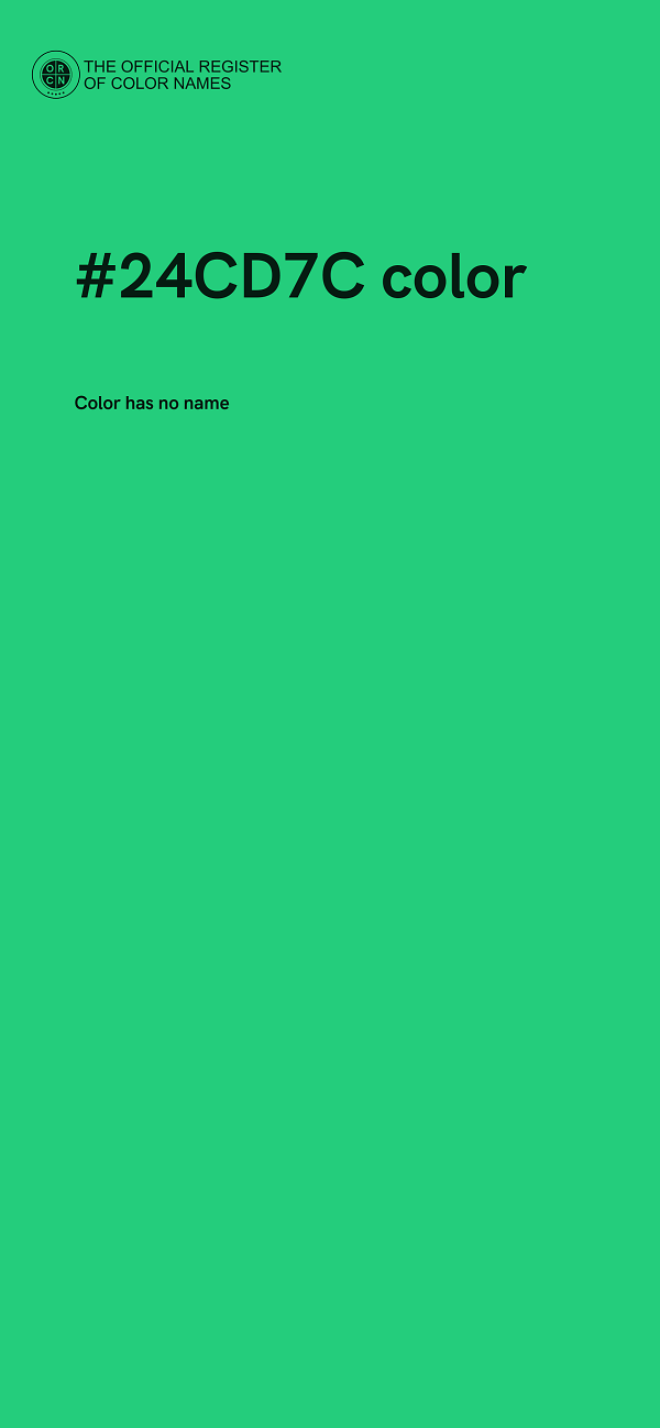 #24CD7C color image