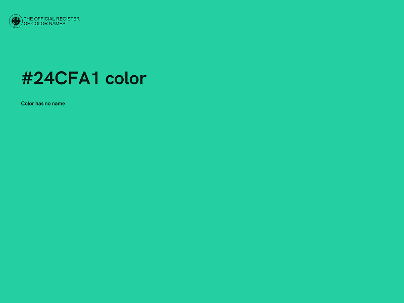 #24CFA1 color image