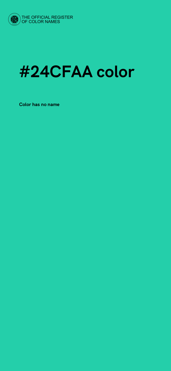 #24CFAA color image