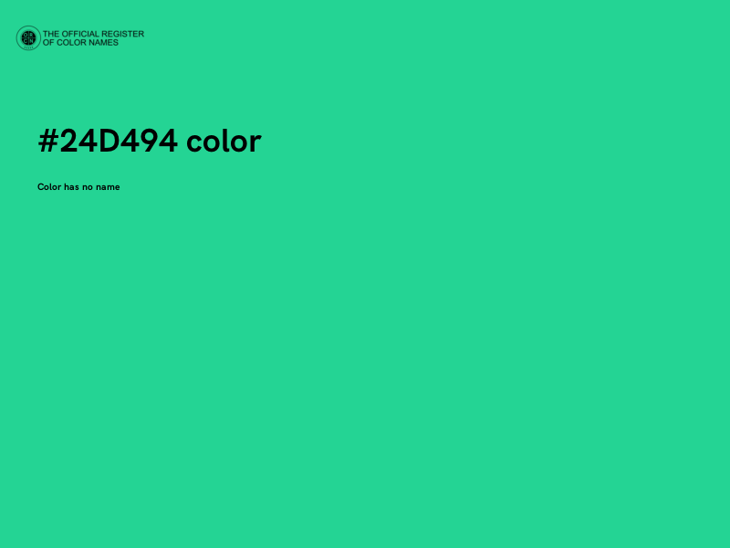 #24D494 color image