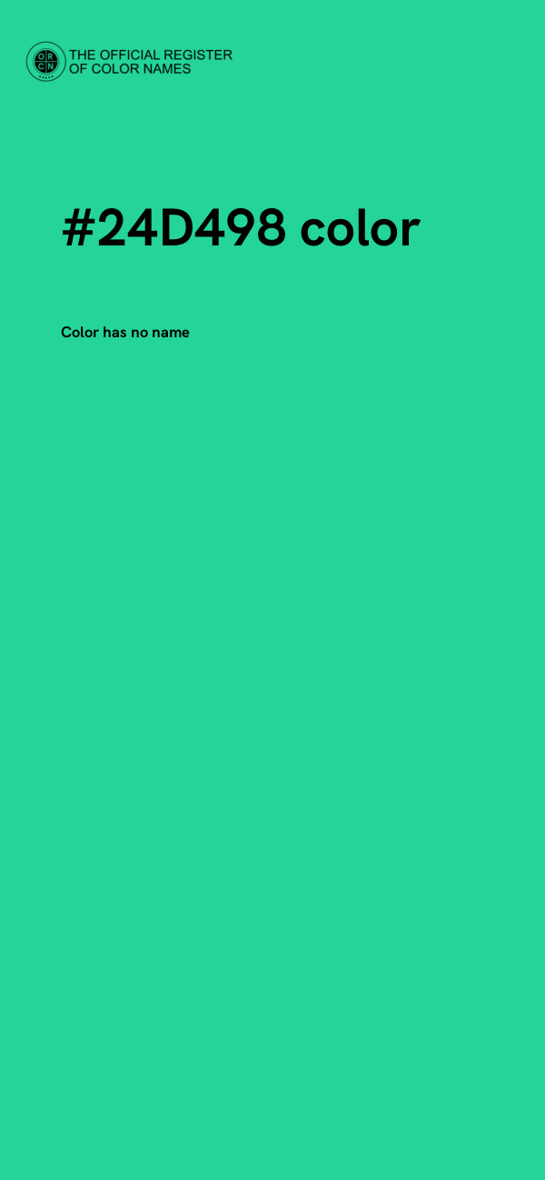 #24D498 color image