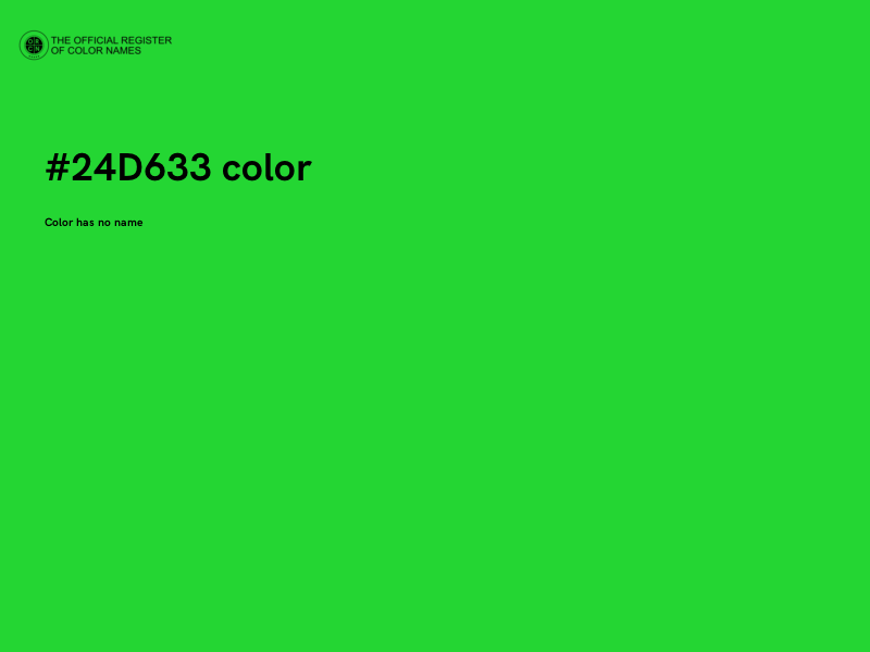 #24D633 color image