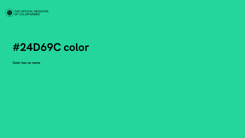 #24D69C color image