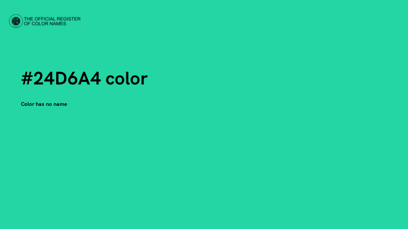 #24D6A4 color image