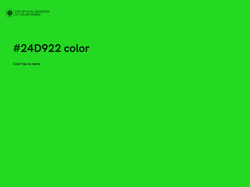 #24D922 color image