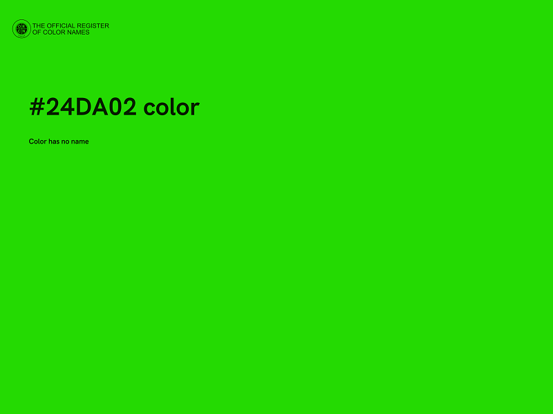 #24DA02 color image